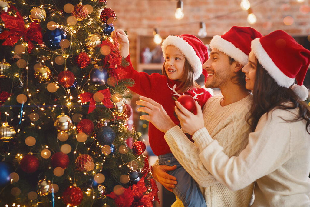 Holiday Decor - Christmas Tree - Sliding Glass Doors